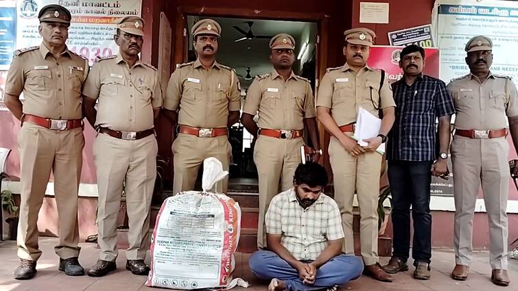A person from Andhra Pradesh was arrested for supplying cannabis to Theni district  tnn தேனி மாவட்டத்திற்கு கஞ்சா சப்ளை! சிக்கிய ஆந்திரா சப்ளையார்.. போலீசாரால் அதிரடி கைது