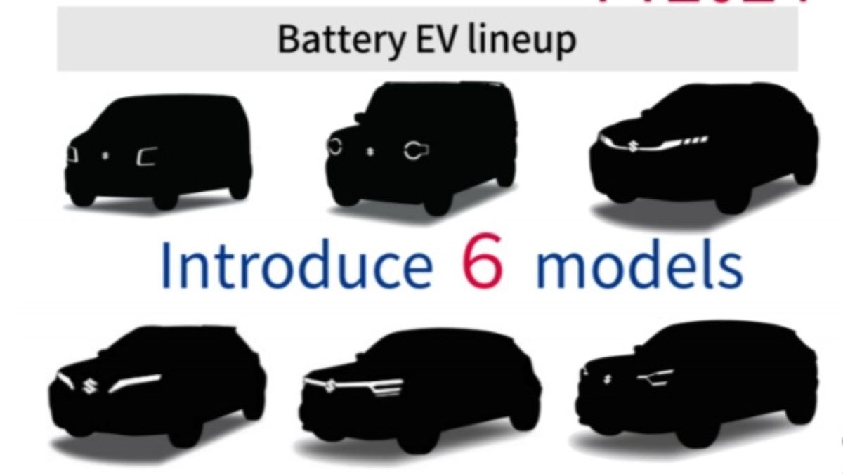 Maruti Suzuki Plans 6 New EVs For India By 2030 And 50 Per Cent Market Share