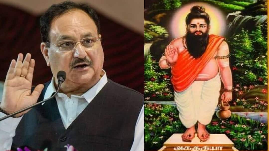 அகத்திய முனிவர் வாரணாசியில் பிறந்துதான், தமிழகத்திற்குச் சென்றார்- பாஜக அமைச்சர் ஜெ.பி.நட்டா JP Natta Said Kashi Tamil Sangam is a cultural bridge between Kashi-Tamil Nadu And Agathiyar Munivar அகத்திய முனிவர் வாரணாசியில் பிறந்துதான், தமிழகத்திற்குச் சென்றார்- பாஜக அமைச்சர் ஜெ.பி.நட்டா