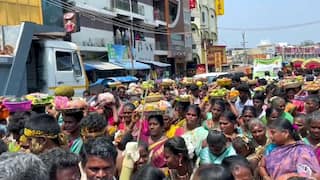 Palani Murugan Temple  Kuravar people in Palani gave alms to goddess valli tnn பழனியில் வள்ளிக்கு தாய் வீட்டு சீதனம்.. பக்தர்களை கவர்ந்த  குறவர் இன மக்கள்..!