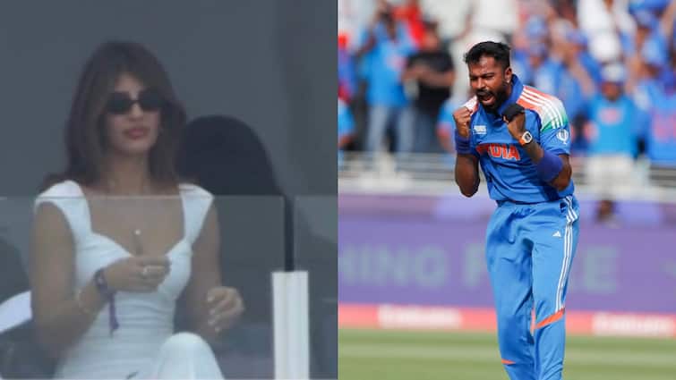 हार्डिक पांड्या जैस्मीन वालिया की नई दुल्हन! इंडो-पाक खेल देखने के लिए दुबई पहुंचे; वायरल फोटो