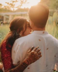 Prajakta Koli Shares Glimpses Of Loved-Up Mehndi Moments With Vrishank Khanal; See Pics