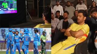 CSK ની જર્સી પહેરીને ભારત-પાકિસ્તાનની મેચ જોઈ રહ્યો છે MS ધોની, ચાહકોએ કર્યો ટ્રોલ; જાણો હકિકત