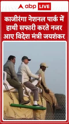 External Affairs Minister S. Jaishankar Spotted on Elephant Safari at Kaziranga National Park