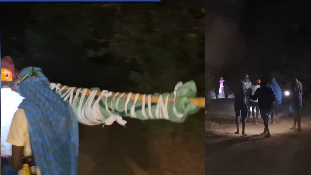 Tirupathur :  சாலை வசதி இல்லாத மலை கிராமம்.. இறந்தவர் உடலை 7 கி.மீ தூக்கிச்சென்ற அவலம்