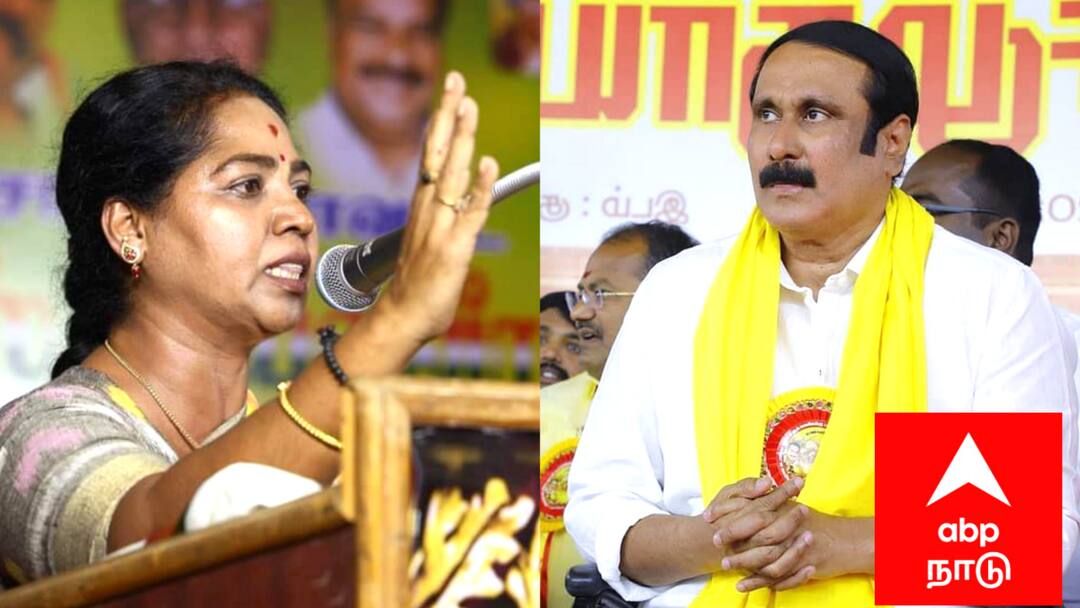 எம்பி சுதா குறித்து அன்புமணி ராமதாஸ் பேச்சு... சூடான எம்பி - என்ன நடந்தது...? Mayiladuthurai MP Sudha has reacted to Anbumani Ramadoss speech at the Vanniyar Sangam Cholamandalam Religious Community Harmony Conference எம்பி சுதா குறித்து அன்புமணி ராமதாஸ் பேச்சு... சூடான எம்பி - என்ன நடந்தது...?