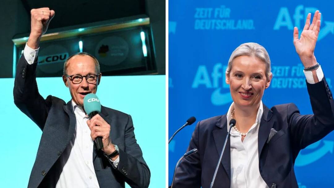 2025 Germany elections : जर्मनीत विरोधी कंझर्व्हेटिव्ह पार्टी आघाडीवर, दुसऱ्या महायुद्धानंतर प्रथमच कट्टर सनातन्यांचा अड्डा असलेल्या पक्षाची सुद्धा सरशी; एलाॅन मस्क, रशियाचा निवडणुकीत हस्तक्षेप German Chancellor Olaf Scholz has been defeated in the general election The far right Alternative for Germany the second largest winner in the election won 151 seats 2025 Germany elections : जर्मनीत विरोधी कंझर्व्हेटिव्ह पार्टी आघाडीवर, दुसऱ्या महायुद्धानंतर प्रथमच कट्टर सनातन्यांचा अड्डा असलेल्या पक्षाची सुद्धा सरशी; एलाॅन मस्क, रशियाचा निवडणुकीत हस्तक्षेप