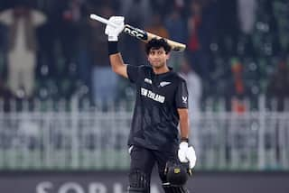 Rachin ravindra hit the ton against bangladesh and becomes youngest new zealand batter to score century in champions trophy 2025 