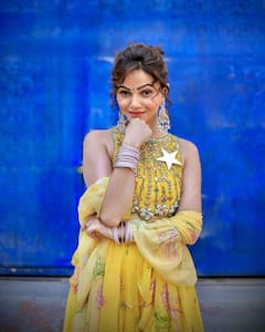 Rubina Dilaik Drives Away Monday Blues In Yellow Lehenga, See Pics