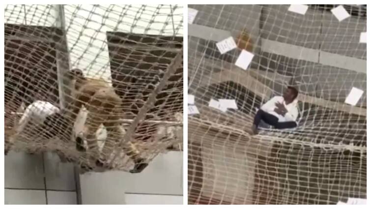 Mumbai Man Jumps Off 7th Floor Of Mantralaya State Secretariat Lands On Safety Net 