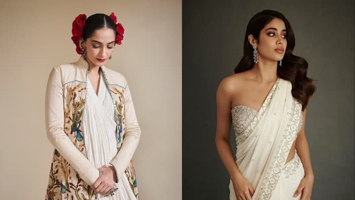 Celebrate Mahashivratri in style with elegant white traditional outfits inspired by Bollywood celebs. Embrace grace and purity with these divine looks perfect for the auspicious occasion.