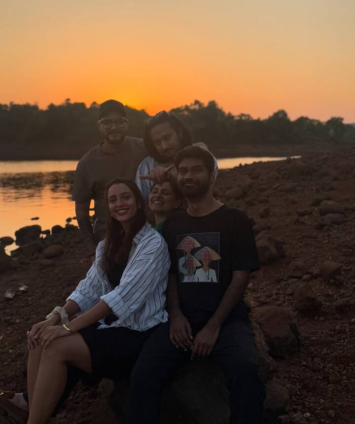 The celebration included cutting cakes, capturing scenic sunsets, and clicking flower pictures.