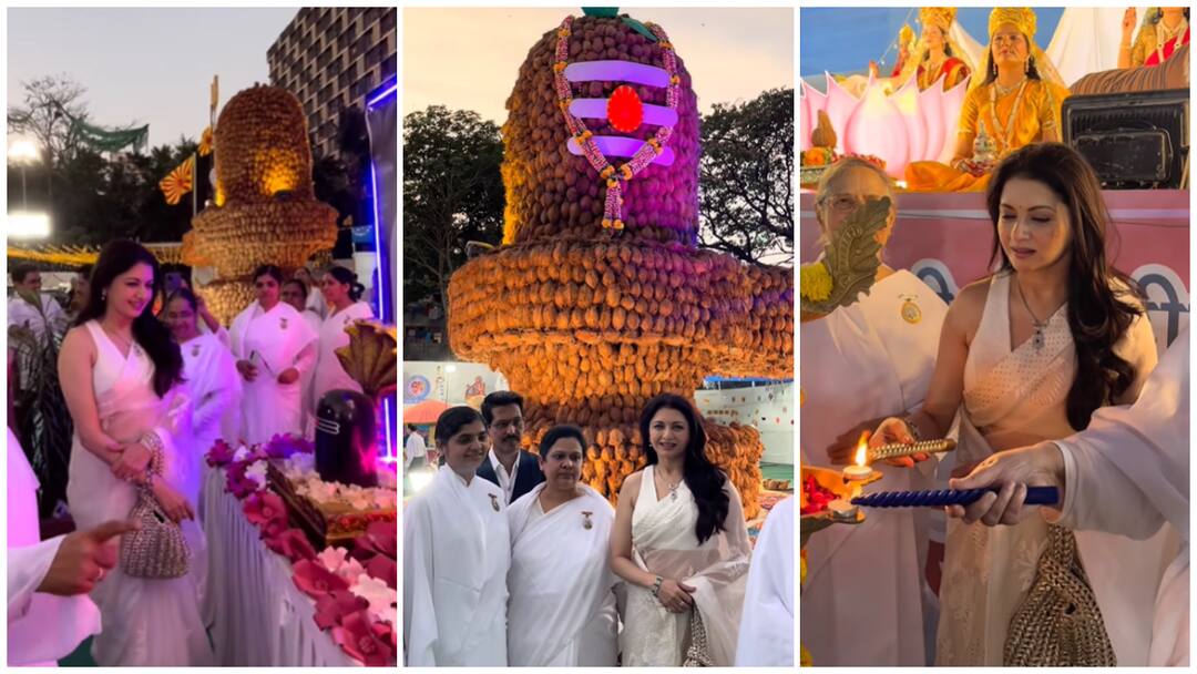 Bhagyashree’s Unique Maha Shivratri Celebration At Brahmakumaris Includes A View Of A 15-Foot Shivling Bhagyashree Maha Shivratri Celebration At Brahmakumaris Includes A View Of A 15 Foot Shivling Bhagyashree’s Unique Maha Shivratri Celebration At Brahmakumaris Includes A View Of A 15-Foot Shivling