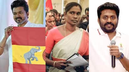 Ex NTK kaliyammal Joined DMK Instead of TVK Vijay party For MP Seat தவெக_வில் சேர போன காளியம்மாள்..குறுக்கே வந்த திமுக ராஜீவ் காந்தி..எம்.பி சீட்டுக்கு ஓகேவானது டீல்.!