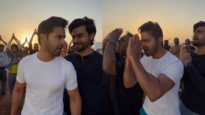 In a heartfelt tribute to Lord Shiva, choreographer Ganesh Acharya, Shushant Thamke, and actor Varun Dhawan have collaborated on the powerful song “Shivoham.” (Image: Instagram/@varundvn)