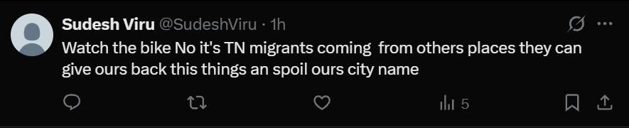 They Will Be Cut Into Pieces': Bengaluru Couple’s Bike Stunt Sparks 'Migrant' Debate — Video