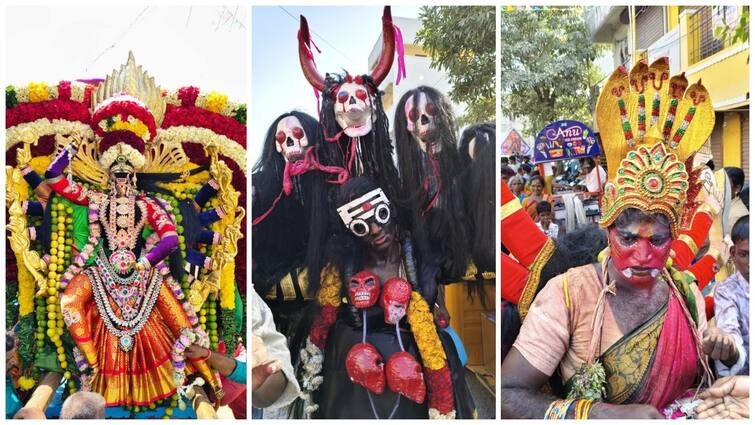Melmalayanur Mayana kollai and various parts of Villupuram district and Tindivanam TNN Mayana kollai: மாசான கொல்லையில அமாவாசையில... ஆக்ரோஷமாக வலம்வரும் அங்காளம்மன்..!
