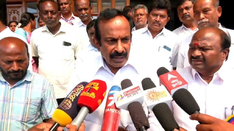 Minister Muthuswamy says It is sad that Vijay is talking so casually tnn Minister Muthuswamy: விஜய் பேச்சால் வருத்தமடைந்த திமுக அமைச்சர்