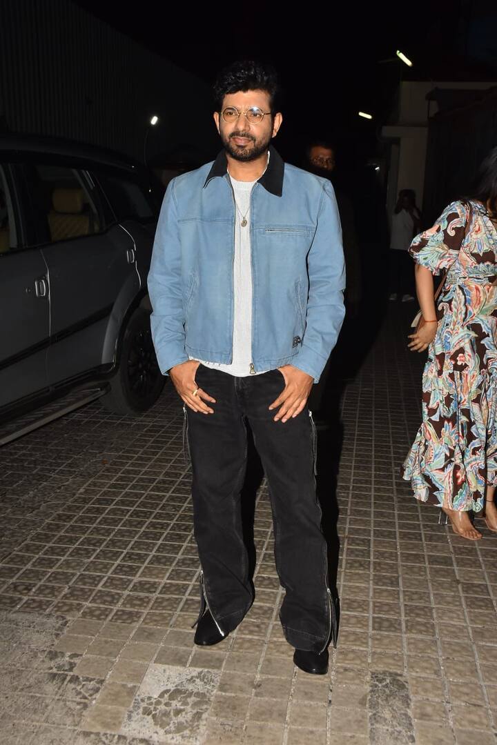 Vineet Kumar, who is also part of the film, was seen in casual wear.
