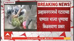 Ulhasnagar Vegetable News : उल्हासनगरमध्ये गटाराच्या पाण्यात भाज्या धुण्याचा किळसवाणा प्रकार, संतापजनक व्हिडीओ