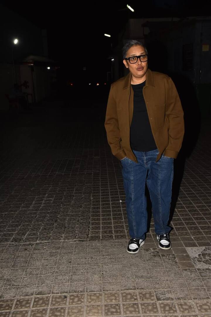 The film's director Reema Kagti sported a casual look at the screening.