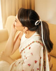 Madhuri Dixit Steals The Show In Classic Drapes; Check Out Pics