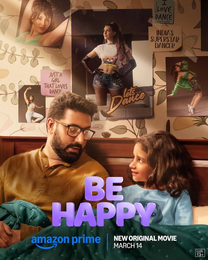 अभिषेक बच्चन एक बार फिर फैंस को अपनी एक्टिंग से लोगों को इंप्रेस करने के लिए तैयार है. लूडो में अभिषेक और एक बच्ची की कहानी दिखाई गई थी. उसी तरह बी हैप्पी में एक पिता और बेटी के रिश्ते की कहानी दिखाई गई है. ये फिल्म 14 मार्च को प्राइम वीडियो पर रिलीज होगी.