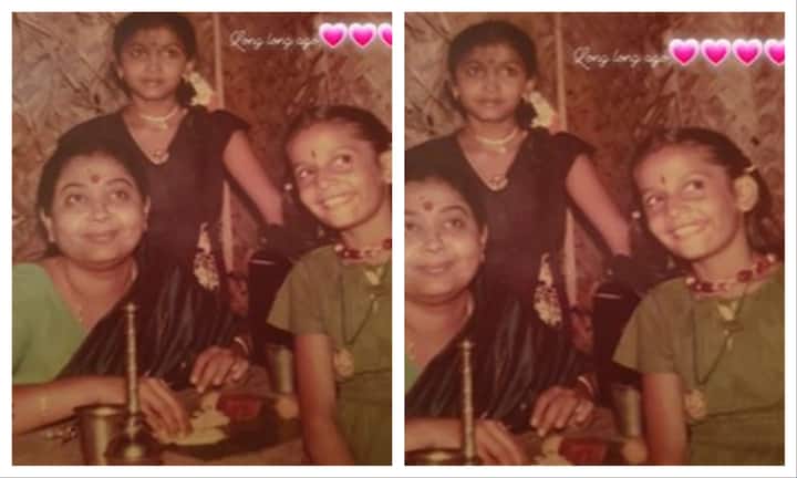 13 வயதில் நடிகையாக அறிமுகமான பிரபல நடிகையின் குழந்தைப் பருவ புகைப்படம் ஒன்று சமூக வலைதளங்களில் வருகிறது.