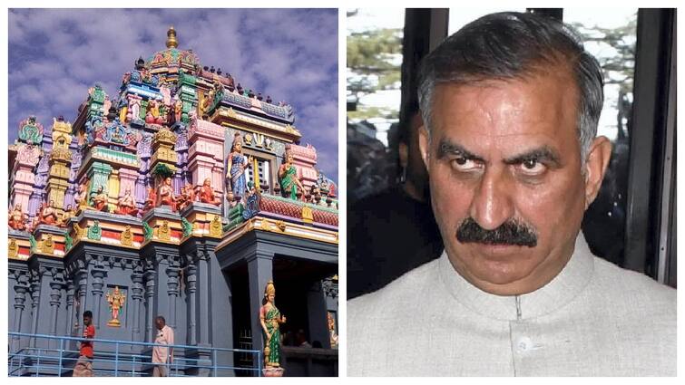 Himachal Pradesh Congress govt Asks Temples For Contributions BJP slams move 