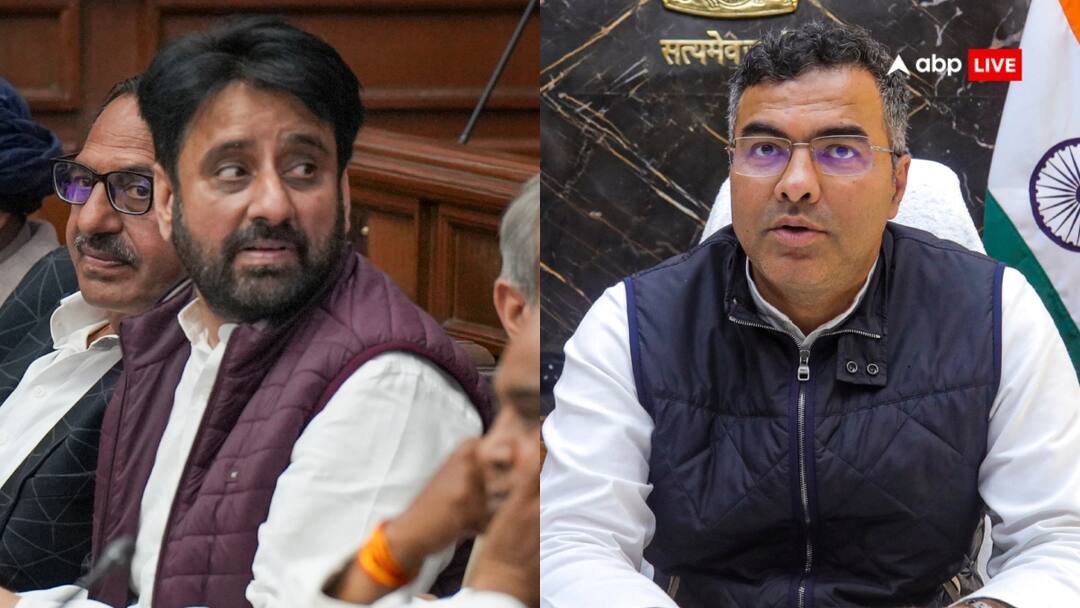 प्रवेश वर्मा ने अरविंद केजरीवाल पर साधा निशाना तो अमानतुल्लाह खान बोले, 'इनका तो कोई...' Amanatullah Khan AAP Attack On CM Rekha Gupta Govt BJP Delhi Assembly CAG Report Health प्रवेश वर्मा ने अरविंद केजरीवाल पर साधा निशाना तो अमानतुल्लाह खान बोले, 'इनका तो कोई...'
