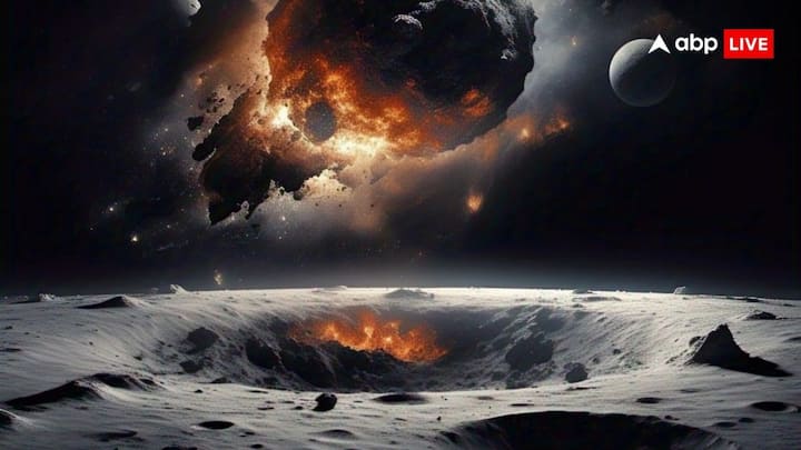 If it collides with the Esteroid Moon, there is no atmosphere, which will be able to save it. The update has also revealed that this estroid will hit the moon at a speed of 30 thousand mph, which can cause a 6500 feet wide pit.