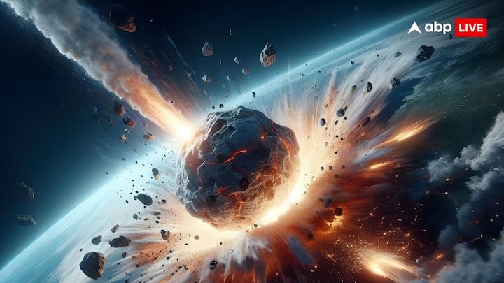 Asteroid Collide with Moon: नासा का कहना है कि सारे अनुमान लगाने के बाद यह पता चला है कि एस्टेरॉइड सीधा चंद्रमा की ओर बढ़ता जा रहा है, जिसको लेकर ये कहा जा रहा था कि ये धरती से टकरा जाएगा.