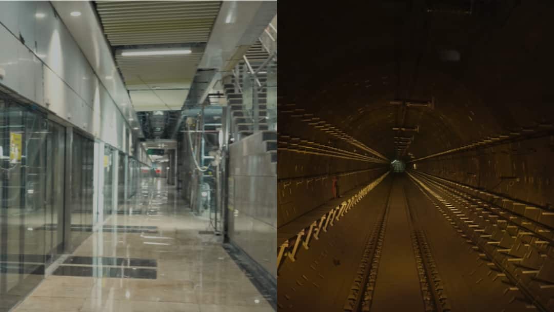 Metro 3 Aqua Line : मेट्रो 3 ची ॲक्वा लाईन प्रवासासाठी सज्ज, कफ परेडपर्यंत यशस्वी धाव Metro 3 Aqua Line ready for travel successful run up to acharya atre chowk to Cuffe Parade marathi news Metro 3 Aqua Line : मेट्रो 3 ची ॲक्वा लाईन प्रवासासाठी सज्ज, कफ परेडपर्यंत यशस्वी धाव