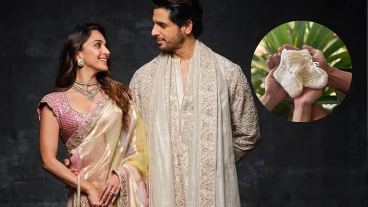 फोटोमध्ये दोघांच्या हातात इटुकले पिटुकले लोकरीनं विणलेले मौजे दिसत आहेत. त्यासोबत दोघांनी एक कॅप्शनही दिलं आहे. कॅप्शनमध्ये 