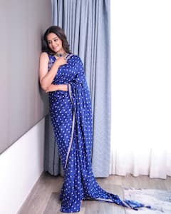 Priyamani Paints A Picture Of Elegance In Blue Saree, Check Out