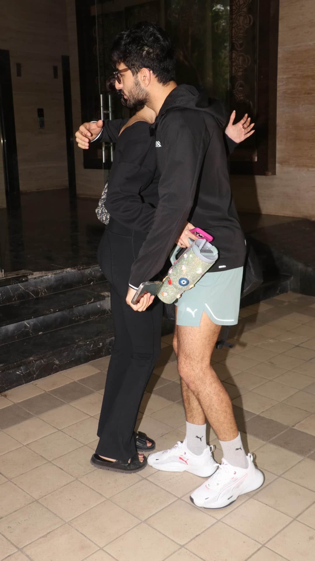 Ibrahim Ali Khan And Khushi Kapoor Hit The Gym Together Ibrahim Ali Khan And Khushi Kapoor Hit The Gym Together