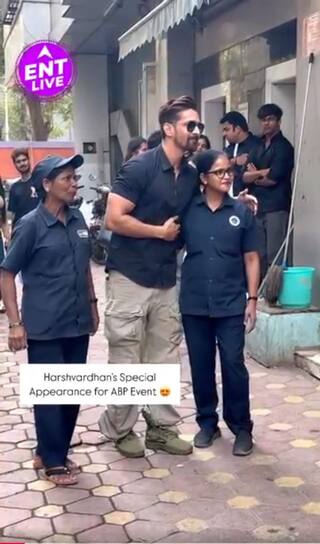 Sanam Teri Kasam fame Harshvardhan Rane spot हुए ABP के special event पर