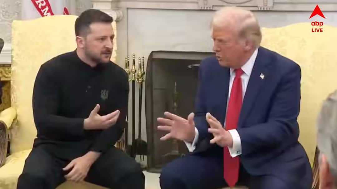 Trump-Zelensky Meet: 'তৃতীয় বিশ্বযুদ্ধ নিয়ে জুয়ো খেলছেন, অপমান করছেন আমেরিকাকে', জেলেনেস্কির উপর চিৎকার ট্রাম্পের Trump Zelensky Meet Trump Blasts Zelenskyy In White House Trump-Zelensky Meet: 'তৃতীয় বিশ্বযুদ্ধ নিয়ে জুয়ো খেলছেন, অপমান করছেন আমেরিকাকে', জেলেনেস্কির উপর চিৎকার ট্রাম্পের