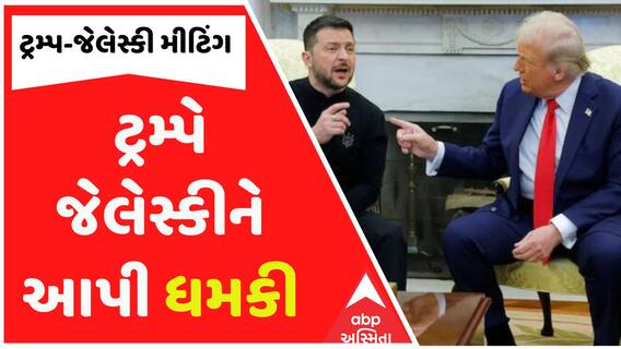 Trump Zelensky Meeting: ટ્રમ્પે જેલેસ્કીને આપી મોટી ધમકી , જુઓ આ વીડિયોમાં