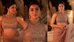 Amritha Aiyer: శారీ సింపిల్ గా ఉన్నప్పుడు బ్లౌజ్ డిజైన్ ఇలా ఉంటే అదిరిపోతుంది!