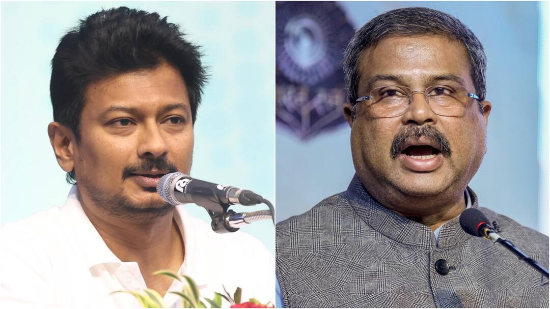‘Tamil Nadu To Face Another Language War If Hindi Imposed’: Udhayanidhi Even As Pradhan Denies Hindi Push Via NEP Tamil Nadu News Udhayanidhi Stalin Warns Of Language War Dharmendra Pradhan Denies Hindi Push NEP Row ‘Tamil Nadu To Face Another Language War If Hindi Imposed’: Udhayanidhi Even As Pradhan Denies Hindi Push Via NEP
