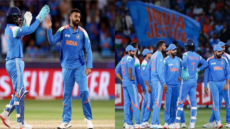 icc champions trophy ind vs nz india beat new zealand semi final clash australia IND vs NZ: தமிழனின் சுழலில் சிக்கிய நியூசிலாந்து..  இந்தியா சூப்பர் வெற்றி! அரையிறுதியில் யாருடன் மோதல்?