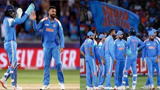 icc champions trophy ind vs nz india beat new zealand semi final clash australia IND vs NZ: தமிழனின் சுழலில் சிக்கிய நியூசிலாந்து..  இந்தியா சூப்பர் வெற்றி! அரையிறுதியில் யாருடன் மோதல்?