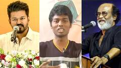 ரஜினி மாதிரி மேடையில் யாரும் பேச முடியாது...விஜய் ரசிகர்களுக்கு ஷாக் கொடுத்த அட்லீயின் வீடியோ