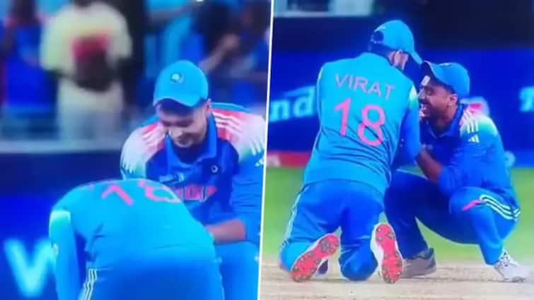 केन विलियमसन को अलविदा कहने के बाद, विराट कोहली ने अक्षरे पटेल के पैरों को छुआ, वायरल वीडियो देखें