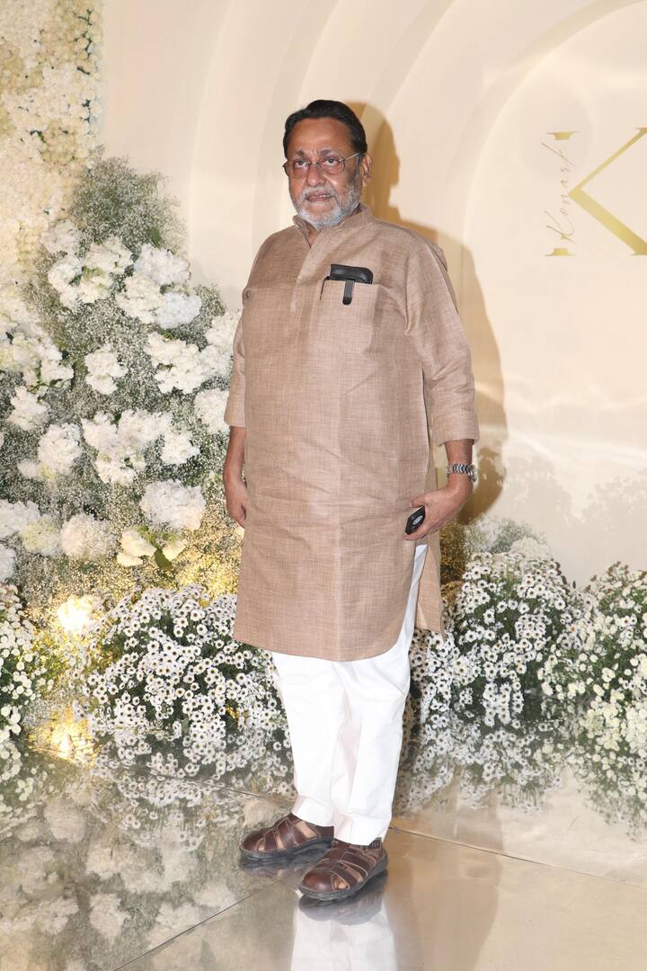माजी मंत्री नवाब मलिका यांनीही आशुतोष गोवारीकर यांच्या मुलाच्या विवाहाला उपस्थिती दर्शवली.