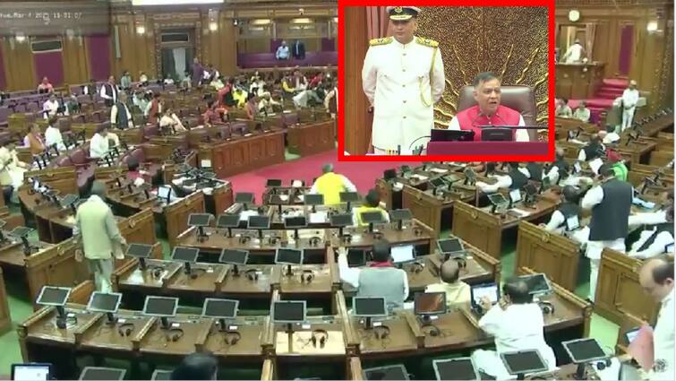 UP Assembly Speaker Warning After MLA Spitting Pan Masala Inside House சட்டசபையில் பீடா போட்டு துப்பிய உ.பி எம்.எல்.ஏ: யார்னு தெரியும், தனியா வரச் சொன்ன சபாநாயகர்.!