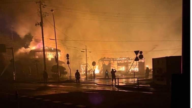 Japan's Biggest Wildfire In Three Decades Forces Hundreds To Evacuate, 84 Homes Damaged