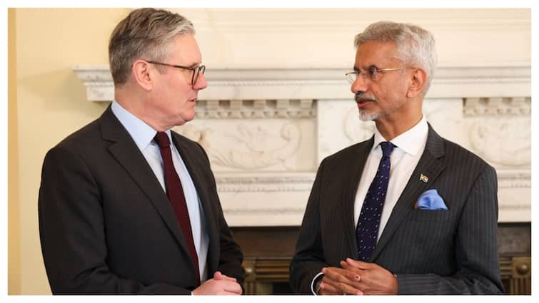 EAM Jaishankar Holds Talks With British PM Keir Starmer At 10 Downing Street