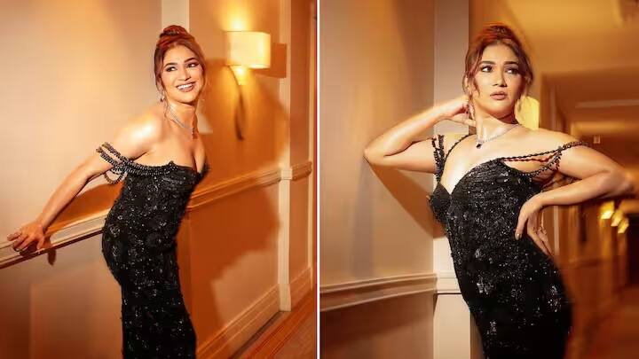 રિદ્વિમા પંડિતે ગઈકાલે રાત્રે (૪ માર્ચ, ૨૦૨૫) ઇન્સ્ટાગ્રામ પર તેના કિલર લૂકના સુંદર ફોટા શેર કર્યા. ચાહકો આ તસવીરો પરથી નજર હટાવી શકતા નથી.